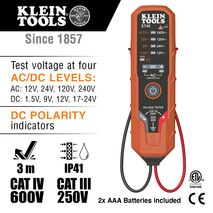 Digital AC/DC Voltage Tester 12 to 240V AC, 1.5 to 24V DC