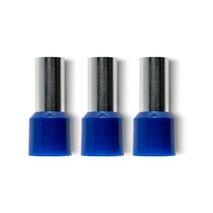 Bootlace Terminal Pre-Insulated Blue 50mm² Length 20mm 10 Pack