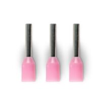 Bootlace Terminal Pre-Insulated Pink 0.34mm² Length 6mm 100 Pack