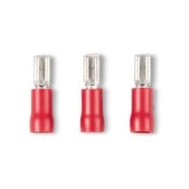 Crimp Terminal Quick Disconnect Insulated 0.5-1.5mm² Width 2.8mm Red