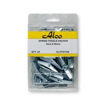 Spring Toggle Metal Round Head Screw Diameter M5 x Length 50mm