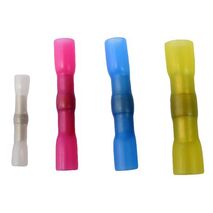 Heatshrink Solder Crimp Splice Terminal Glue Lined 4-6MM² Yellow 25 Pack