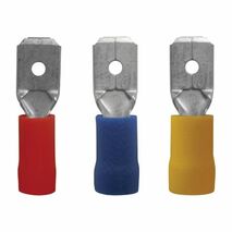 Crimp Terminal Quick Disconnect Insulated 4-6mm² Male Tab Width 6.3mmYellow