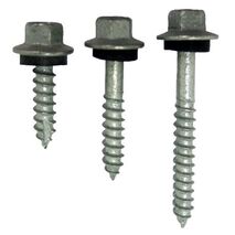 Hex Flange Head Roof Screws With Washer Type 17 Timber Point 12g Length 50mm