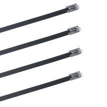 Cable Tie 304 Stainless Steel Nylon Coated Length 201mm X Width 4.6mm 100 Pack