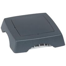 DLP PVC 92x20mm 4 Way Floor Trunking Junction Box - 5 Pack