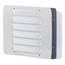 Metal louvre - IP32 - IK10 - 248x248 mm - RAL 7035