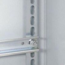 Sectioned uprights (2) Lina 25 - for cabinets height 800 mm - L. 737 mm