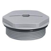 Stopping plug - for plastic cable gland - IP68 - ISO 40 - RAL 7001