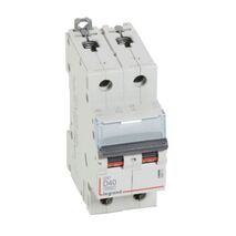 MCB DX3 6000A 2 pole 40A curve D