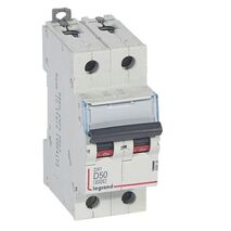 MCB DX3 6000A 2 pole 50A curve D