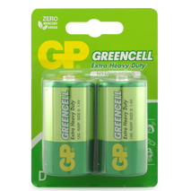 D Cell Battery | 1.5V Extra Heavy Duty | Carbon Zinc Chemistry | @Card of 2 | by Powercell