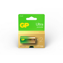 GP Ultra Alkaline C Battery | Long-Lasting Power | 1.5V Output | @Card of 2 | by Powercell