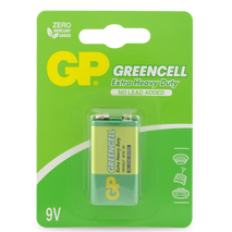 9V Extra Heavy Duty Battery | Carbon Zinc Chemistry | Reliable Power | Compact Size | @Card of 1 | by Powercell