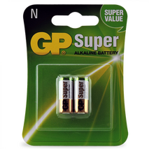 GP Super Alkaline N Size Battery | 1.5V Long-Lasting Power | Compact Design | @Card of 2 | by Powercell