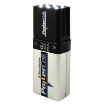 9V LED Torch | 30 Lumens | 2 Lighting Functions | Compact Design | @Display Box of 30 | by Powercell