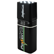 9V LED Torch GP Blocklite | 30 Lumens | 2 Lighting Functions | Compact Design | @Display Box of 30 | by Powercell