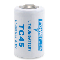 3.6V 1/2AA Lithium Thionyl Chloride Cell | 1200mAh Capacity | Bobbin Construction | by Powercell