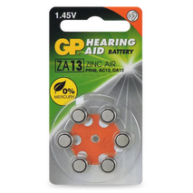 GP Zinc Air 14V Hearing Aid Battery PR48 | Long-Lasting Power | Dial Pack of 6 | by Powercell