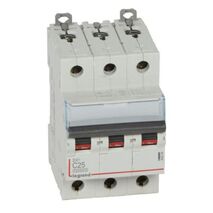 MCB DX3 10000A 3 pole 25A curve C