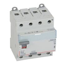 RCD DX³-ID - 4P 400 V~ neutral right hand side - 40 A - 300 mA - A type