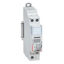 Delayed noiseless pulse operated latching relay CX³ 1P-16A - 250V~-1 NO contact  - control coil voltage 230V~ - 1 module