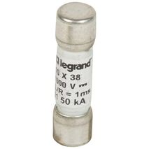 Cylindrical Fuse - Ceramic Cartridge Fuse - 10x38mm - 8A - 1000V DC - gPV Photovoltaic Protection - IEC 60269-6 Compliance