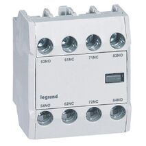 Auxiliary contact 2NO2NC for CTX3 3P 9A to 150A and 4P 40A to 135A - front mounting
