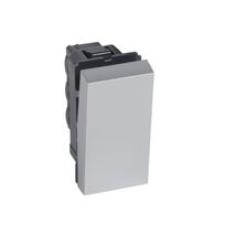 Arteor™ - 2-way switch 10 AX 250 V~ - 1 module square version - Alu
