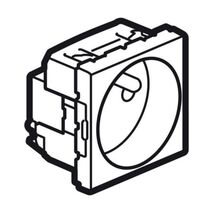 Arteor™ - Socket - French - 2P+E shuttered - 10/16 A - 2 modules - White
