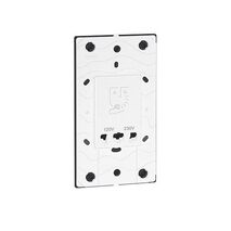 Arteor™ - Shaver socket - 230 V / 120-230 V with earth connector - 3 modules -White