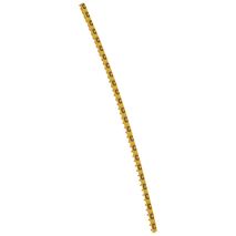 CAB3 - Markers for terminal blocks and wiring 0.15 to 0.5mm² black letters on yellow background 0.15-0.5mm² letter C pack of 300