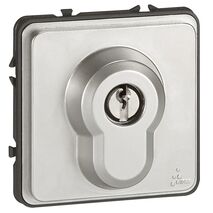 Soliroc - Key switch mechanism double pole IP54 IK10 6A 230V a.c. removable ON/OFF magnesium