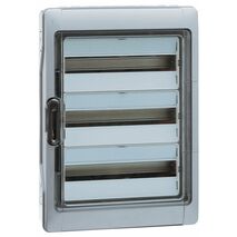 Plexo3 IP65 Surface Mount Enclosure 36 Module Grey 622Hx340Wx161Dmm