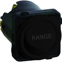 Excel Life - Engraved rocker switch mechanism 1 way 32A 240V a.c. RANGE engraved black