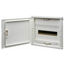 HL Flush Mount 12 Module Load Centre Enclosure with Neutral and Earth Bars