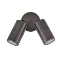 MR16 Exterior Wall Pillar Spot Lights (Rustic Brass) IP65
