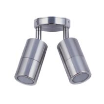 GU10 Exterior Wall Pillar Spot Lights (Titanium Aluminium) IP65