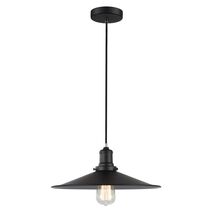 PIATTO: Industrial Black Coolie Pendant Lights