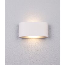 TAMA: LED Exterior Surface Mounted Curved Up/Down Wall Lights IP54
