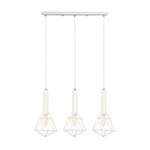 BLACKBAND & WHITEBAND Pendant Light 3x Bird Cage With Bar Base