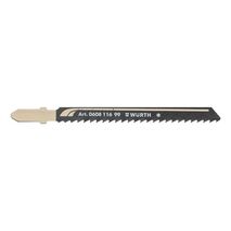 Wood Jigsaw Blade Set | T Shank Design | 75mm Working Length | 5 Pieces | by Wurth