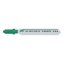 Jigsaw Blade Stainless Steel | Carbide Strip & Precision-Ground Teeth | T Shank Connection | @Pack of 3 | by Wurth