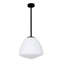 CIOTOLA: Interior Tipped Large Dome Frosted Glass Pendant Lights