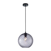 ESPIRAL: Interior Wine Glass Shade Wavy Finish Round Pendant Lights