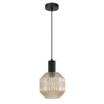 MARACA: Interior Glass Jar With Quadrilateral Segment Pendant Lights