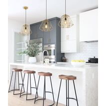 MARTE: Geometric Design Interior Iron Cage Pendant Lights