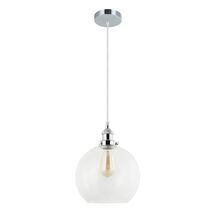 PESINI: Interior Wine Glass with Antique Brass/ Chrome Highlight Pendant Lights