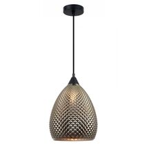 RICTUS: Bohemian Glass with Quadrilateral Segments Ellipse Shape Pendant Lights