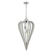 SENORITA: Rustic Medium Tuscan Coffee Cherry / Winter Moss Wood Pendant Lights